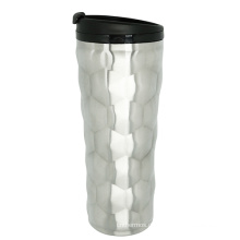 Einzigartige Edelstahl Vakuum Travel Mug 16 Unzen Silber